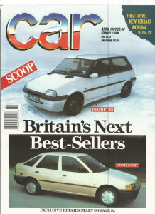 CAR MAGAZINE 1989 APRIL - NEW MONDIAL, LOTUS ELAN